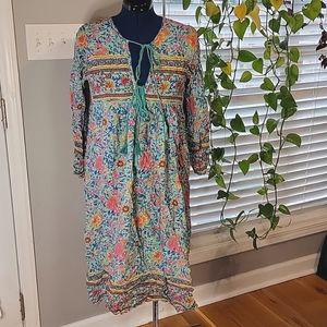Boho floral dress